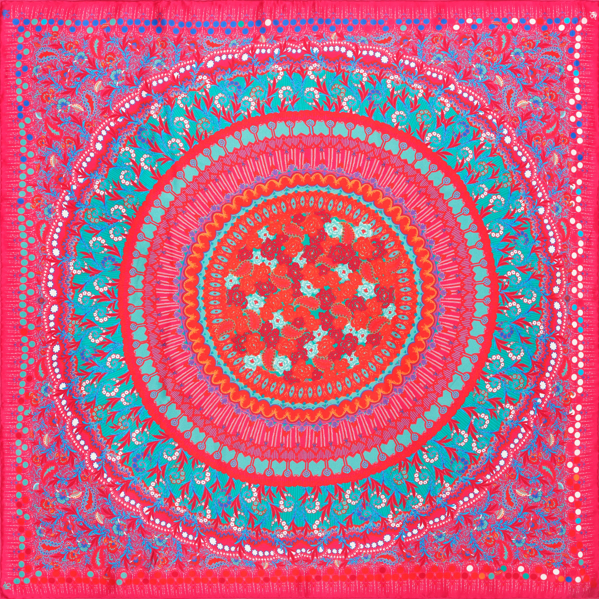 petrusse-boh-me-mini-fuchsia-carr-soie-65-x-65-cm image 1