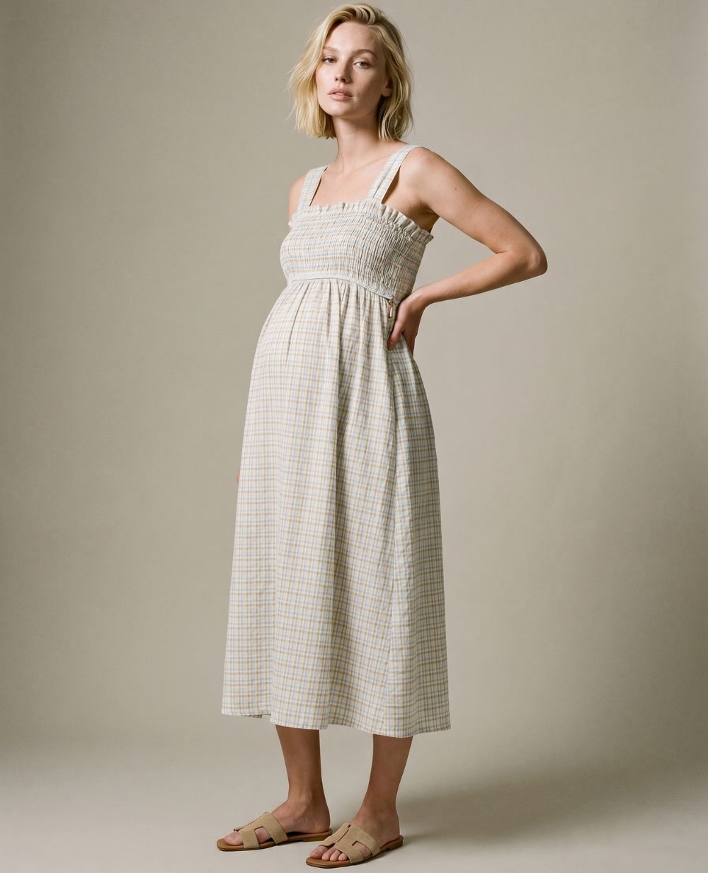 cache-c-ur-robe-d-allaitement-alice-multicolore-vichy image 4