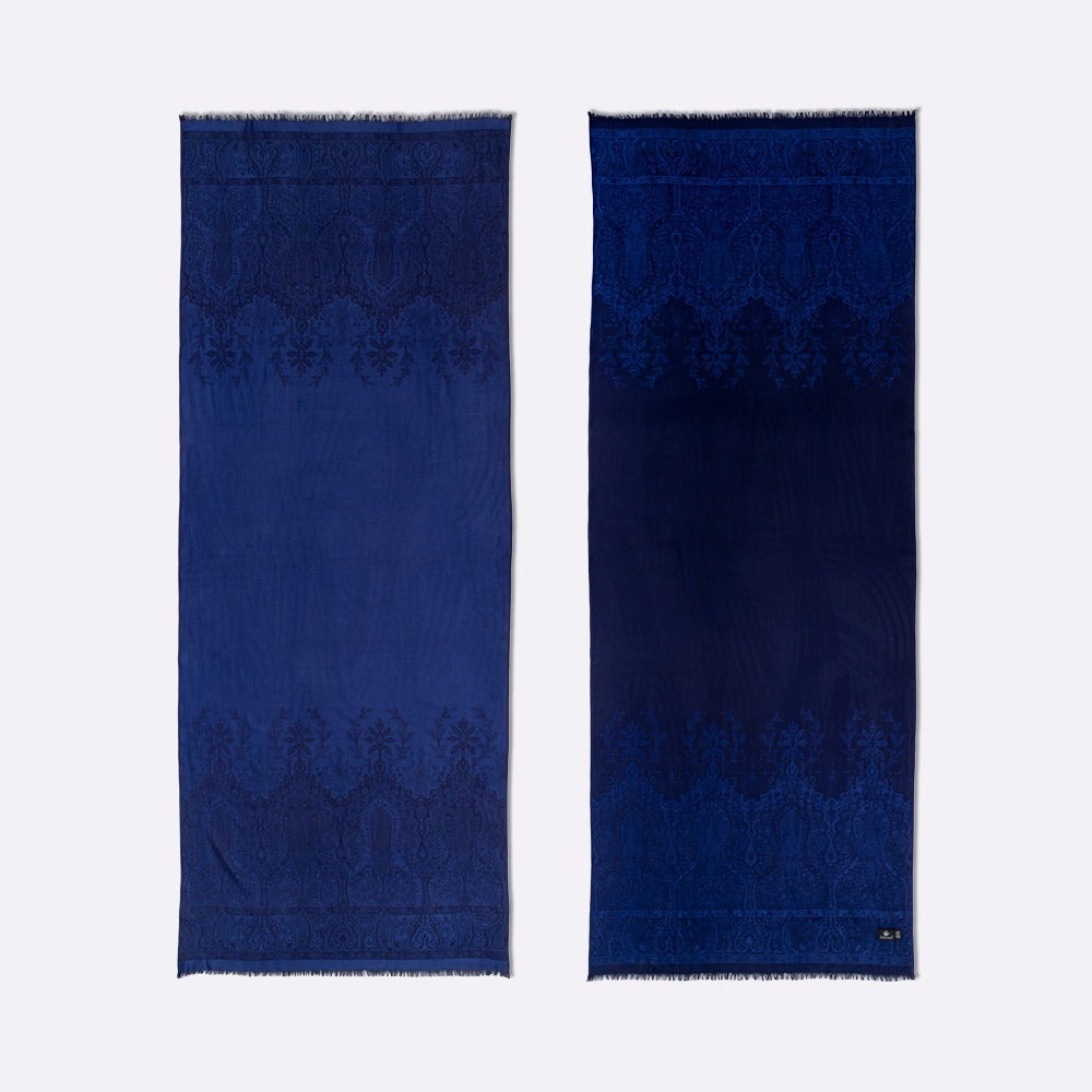 petrusse-palma-navy-tole-jacquard-cachemire-et-soie image 2