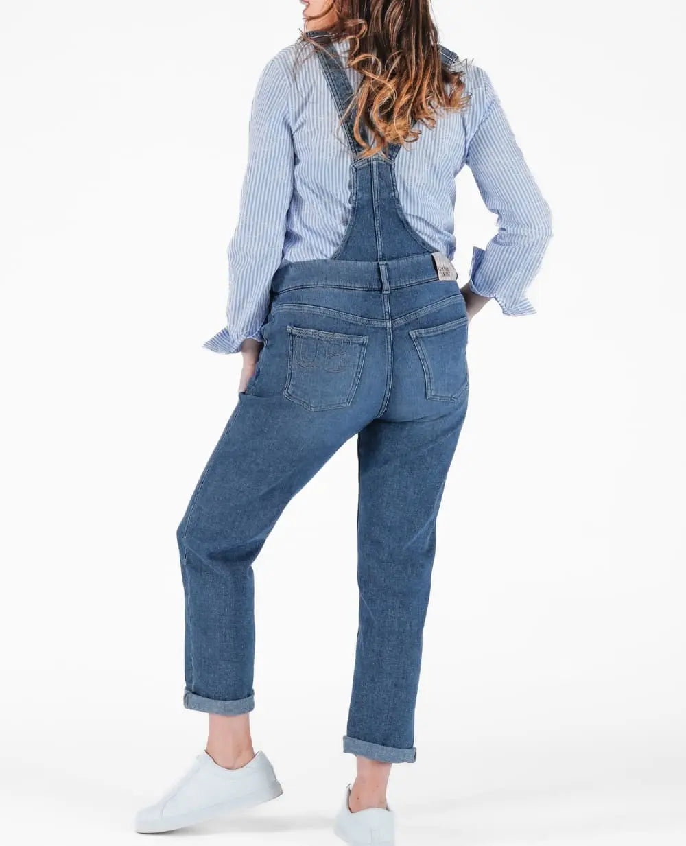 cache-c-ur-salopette-2-en-1-jean-carrie-haut-amovible-mid-blue-used image 2