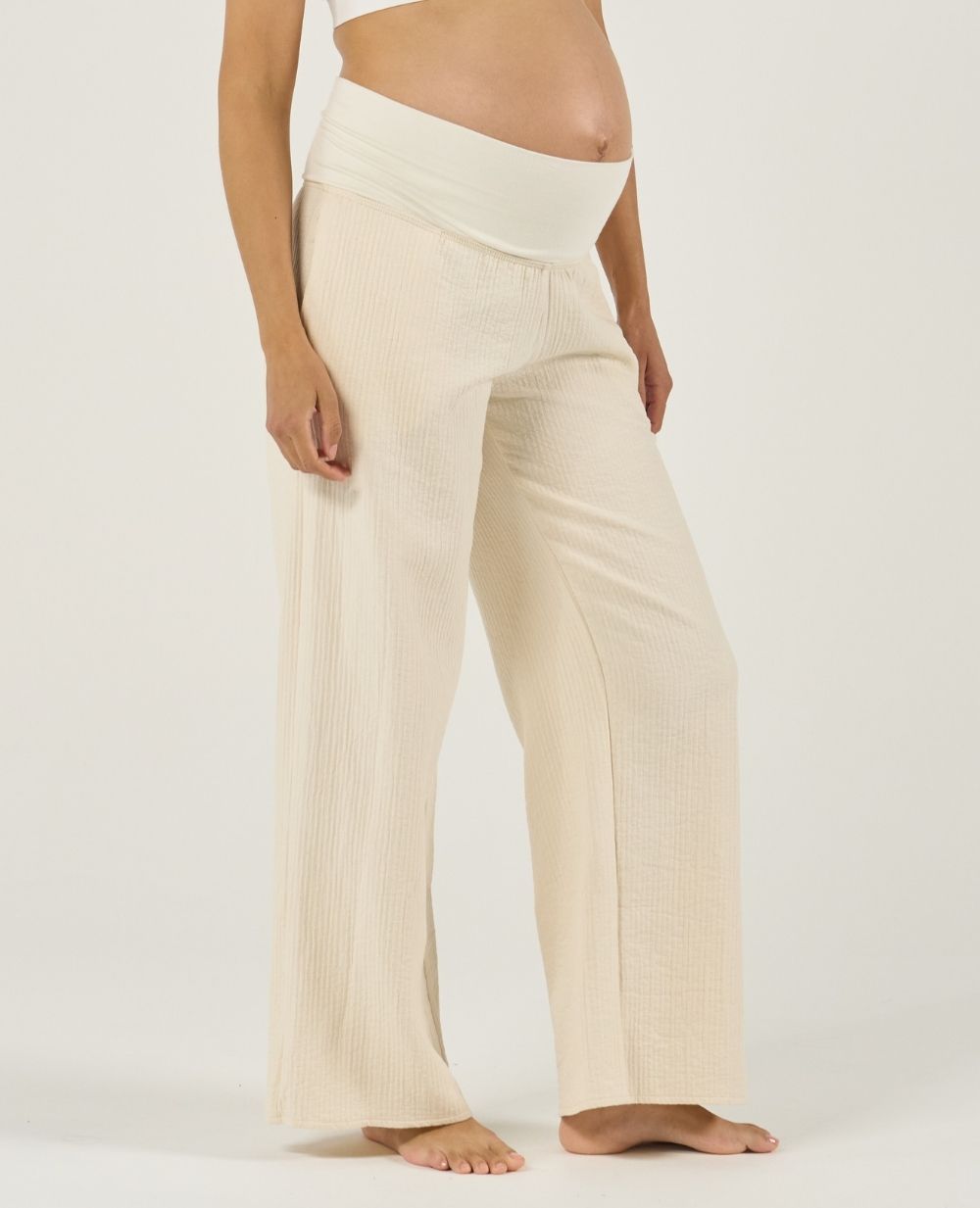 cache-c-ur-celia-pantalon-de-maternit-large-naturel image 2