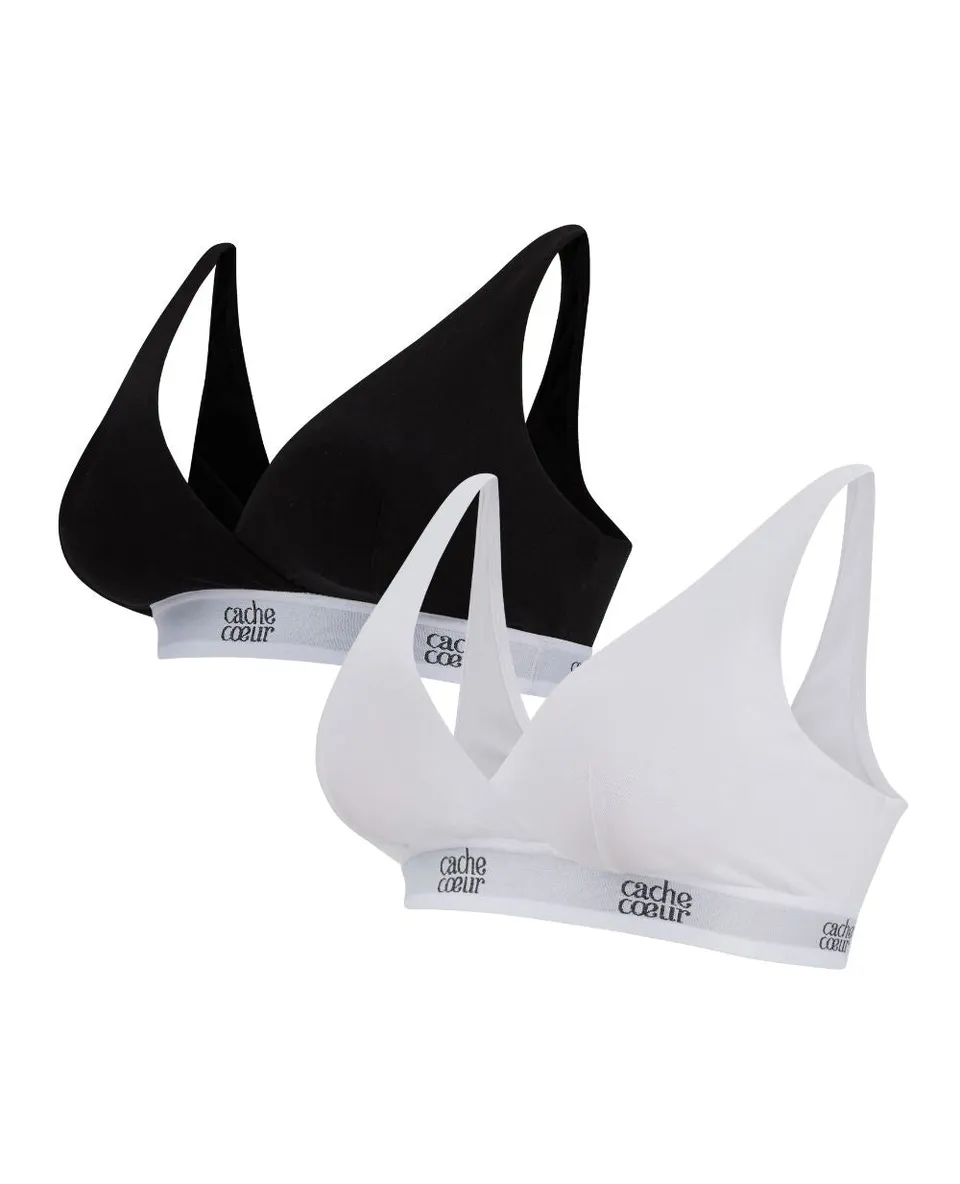 cache-c-ur-life-lot-de-2-brassi-res-grossesse-et-allaitement image 1