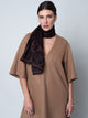 petrusse-foulard-laine-100-moon-twill-chocolat image 4