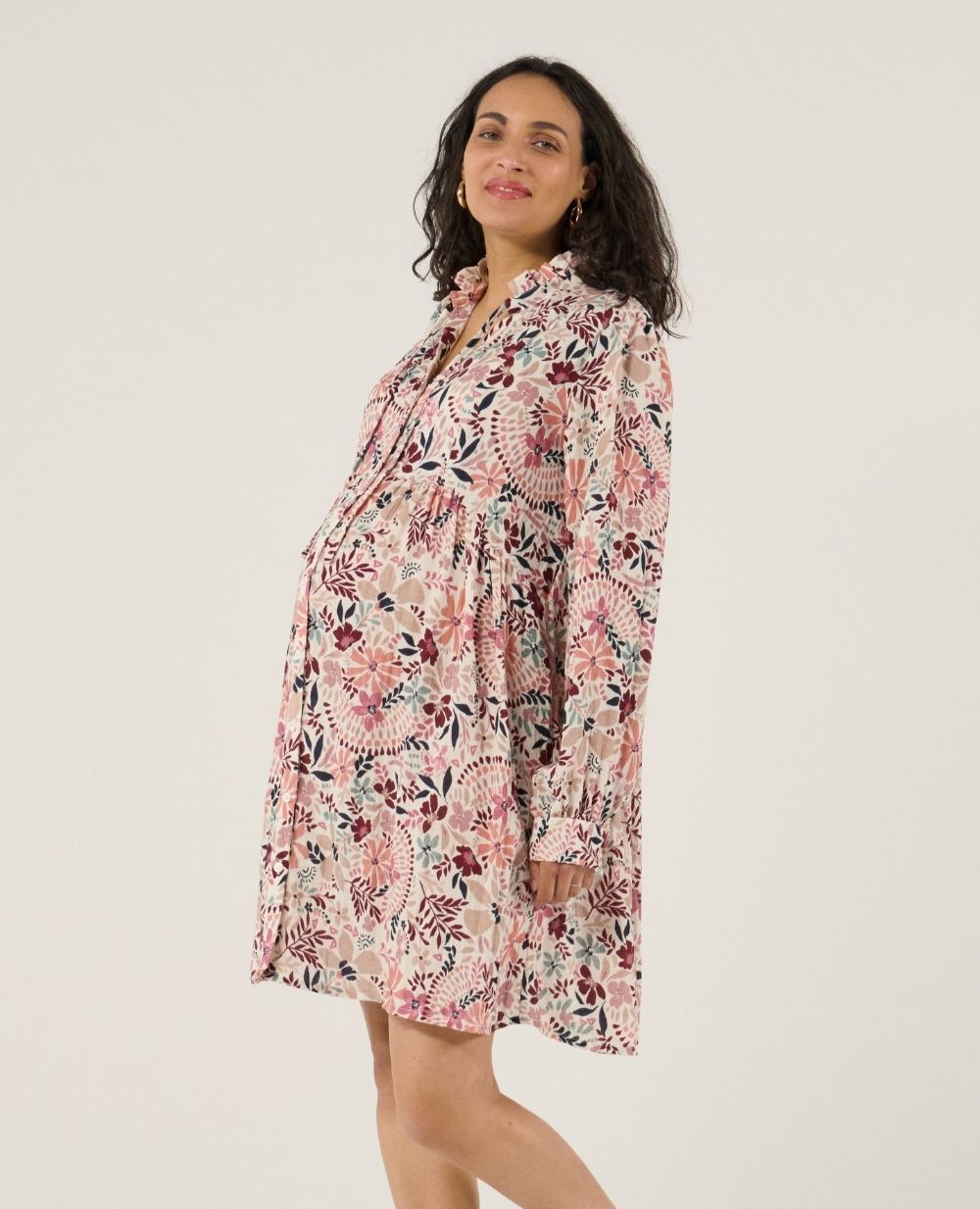 cache-c-ur-robe-d-allaitement-capucine-multicolore image 3