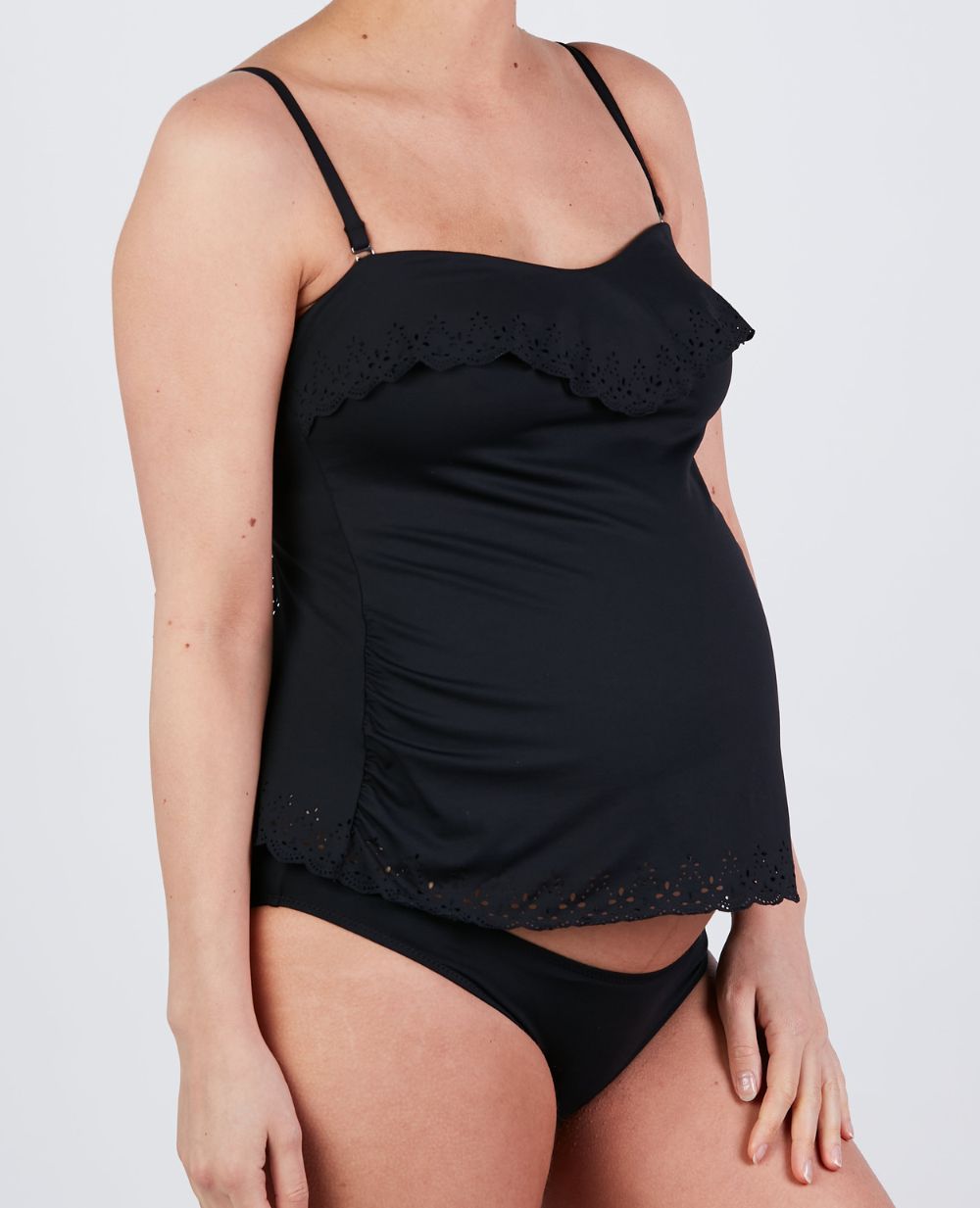 cache-c-ur-bloom-tankini-de-grossesse-noir image 2