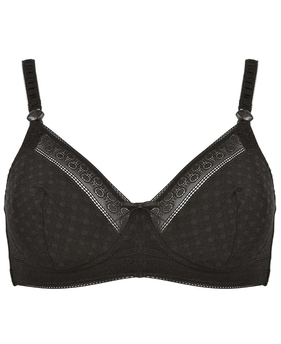 cache-c-ur-mosaic-soutien-gorge-grossesse-et-allaitement-noir image 1