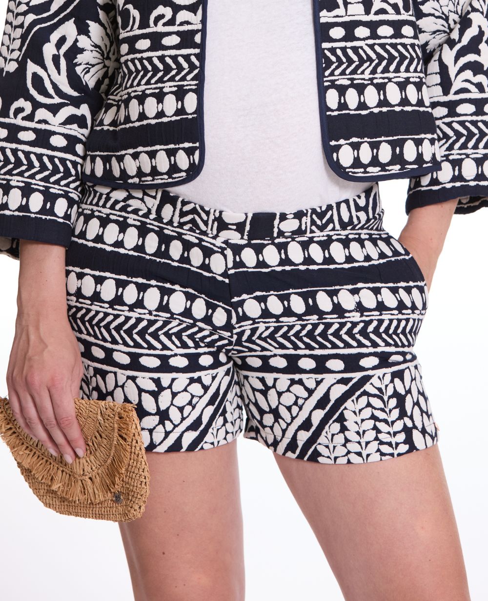 cache-c-ur-bali-short-de-maternit-multico-ethnique-bleu-marine image 2
