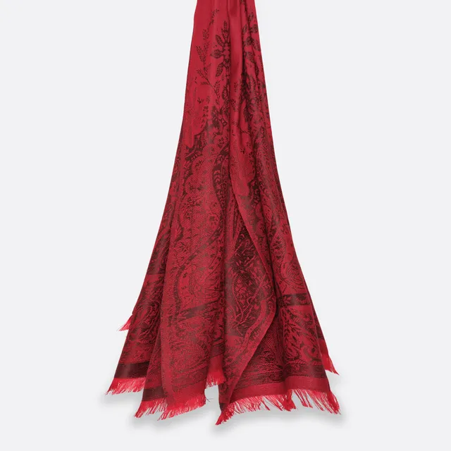 petrusse-palma-rouge-bourgogne-tole-jacquard-laine-et-soie image 1