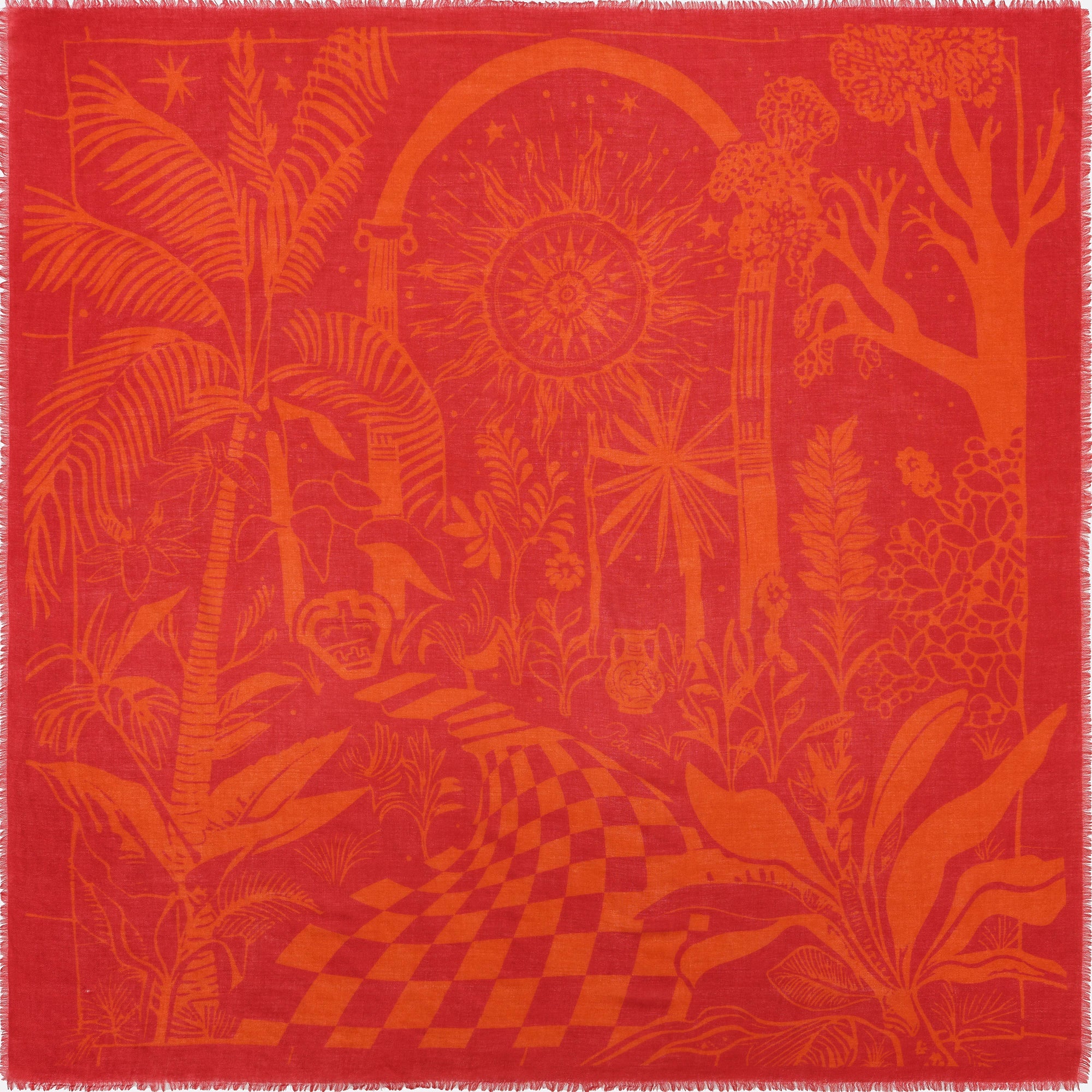 petrusse-carr-cachemire-120-villa-rouge-feu-tole-120x120-cm image 1