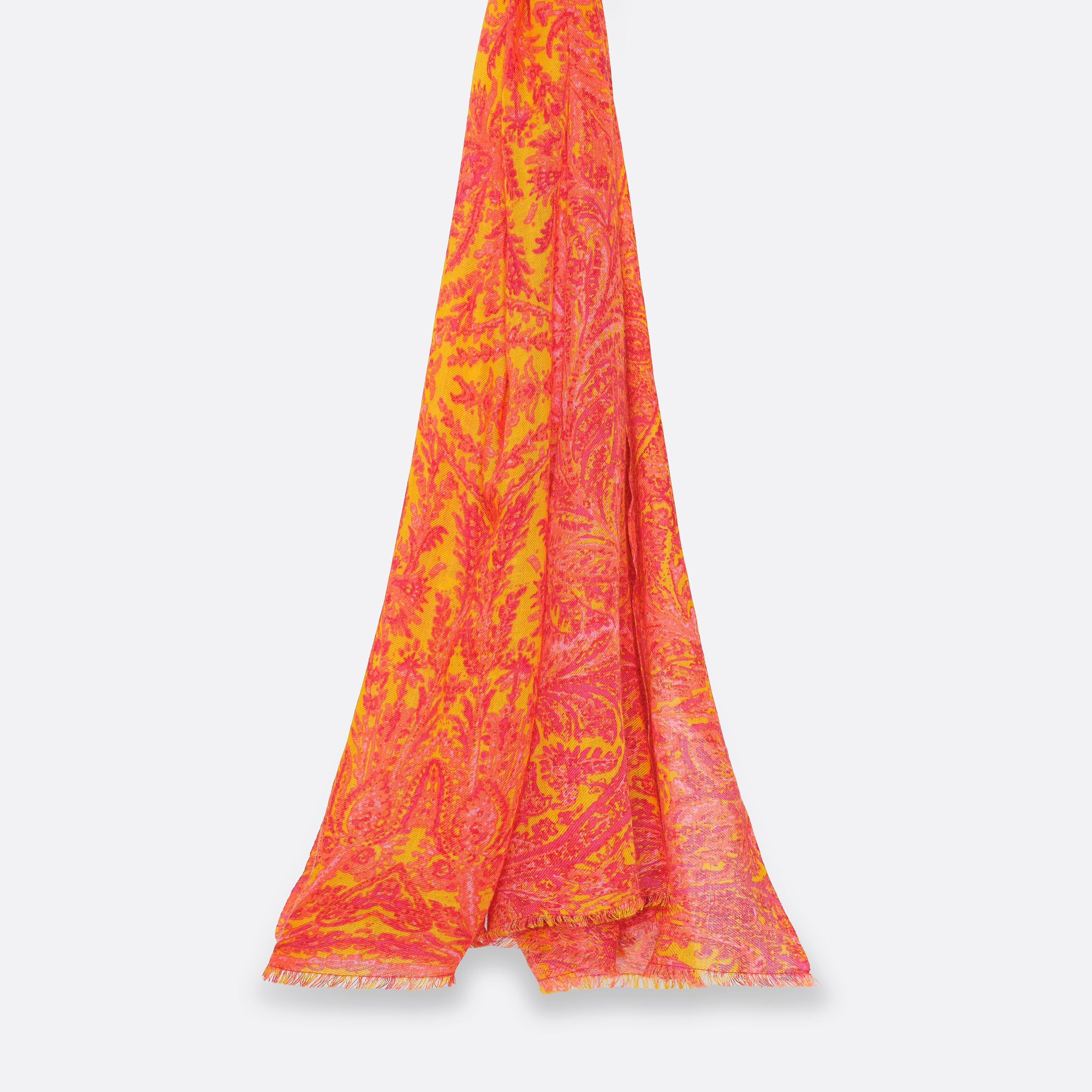 petrusse-th-s-e-jaune-soleil-couchant-grande-tole-laine-et-soie image 3