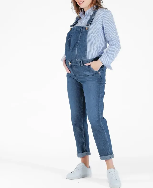 cache-c-ur-salopette-2-en-1-jean-carrie-haut-amovible-mid-blue-used image 1