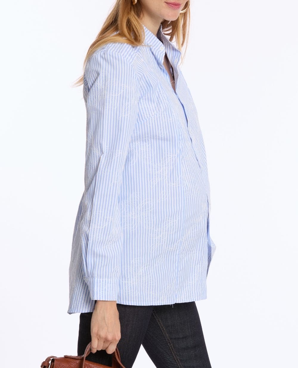 cache-c-ur-camille-chemise-liquette-de-grossesse-et-d-allaitement-bleu image 4