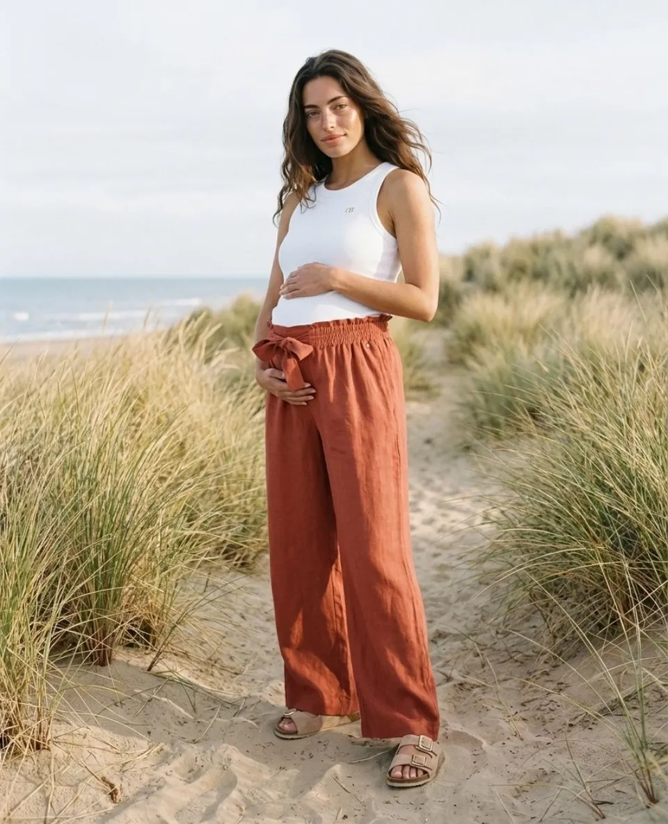 cache-c-ur-sahel-pantalon-de-grossesse-cuivre image 1