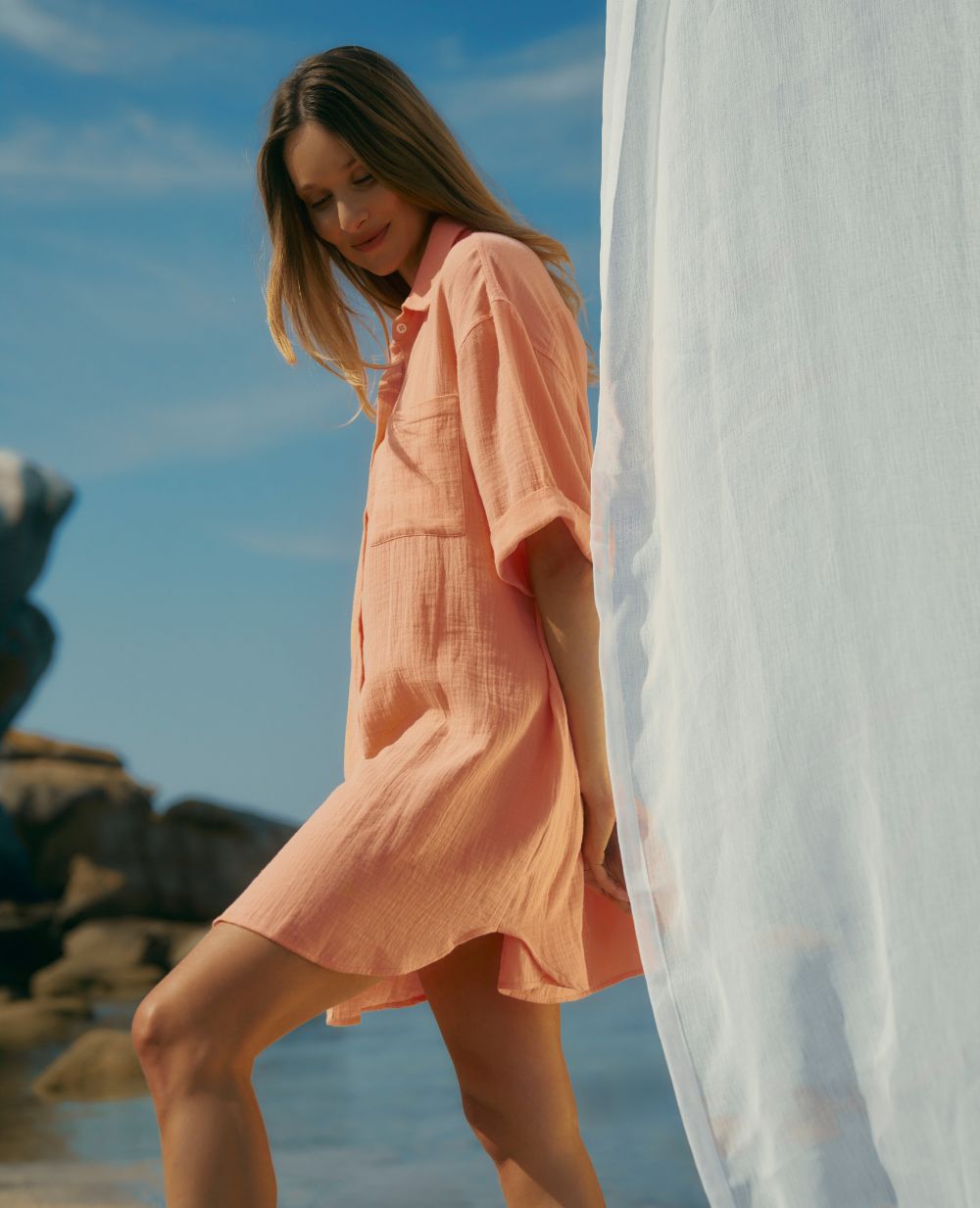 cache-c-ur-ice-cream-chemise-de-nuit-de-maternit-abricot image 3
