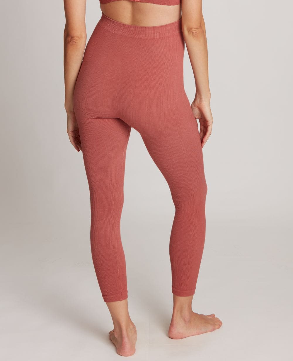 cache-c-ur-legging-de-maternit-zo-terracotta image 2