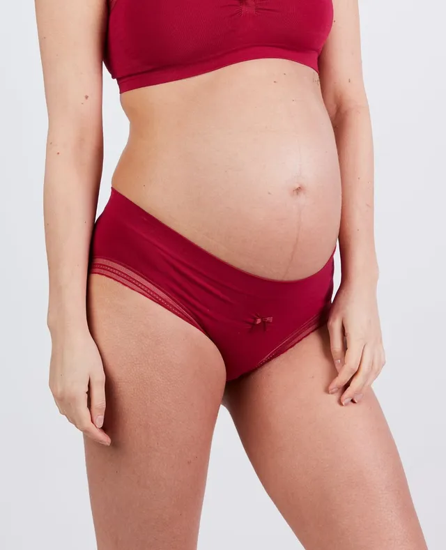 cache-c-ur-milk-slip-maternit-sans-couture-dentelle-bordeaux image 1