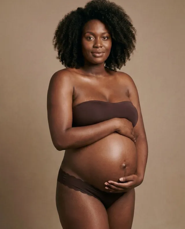 cache-c-ur-skin-bandeau-de-maternit-et-allaitement-invisible-chocolat image 1