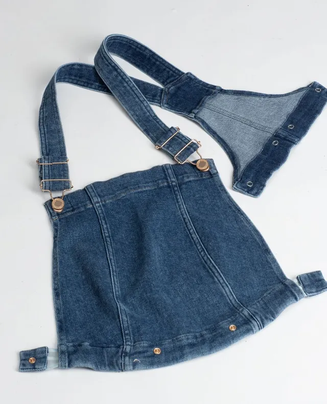cache-c-ur-fisher-haut-de-salopette-en-jean-mid-blue image 1