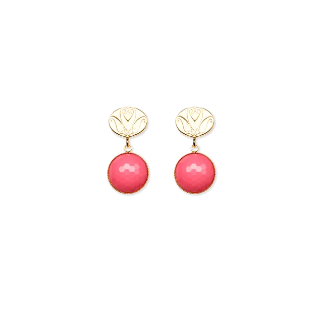 petrusse-emma-sorbet-boucles-d-oreilles-dor-es-or-fin image 1