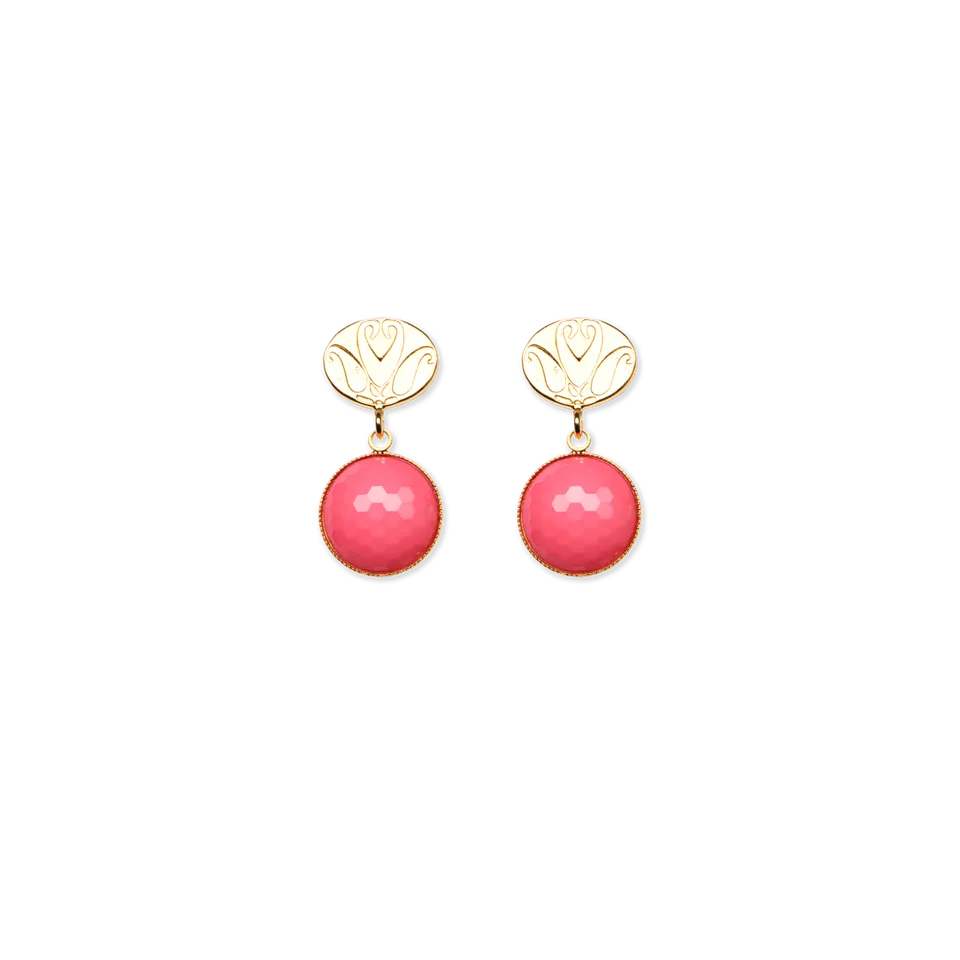 petrusse-emma-sorbet-boucles-d-oreilles-dor-es-or-fin image 1