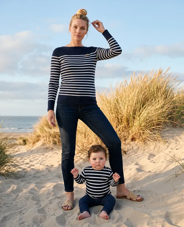 cache-c-ur-b-nodet-morgat-ensemble-marini-re-de-grossesse-et-b-b-marine-blanc image 1