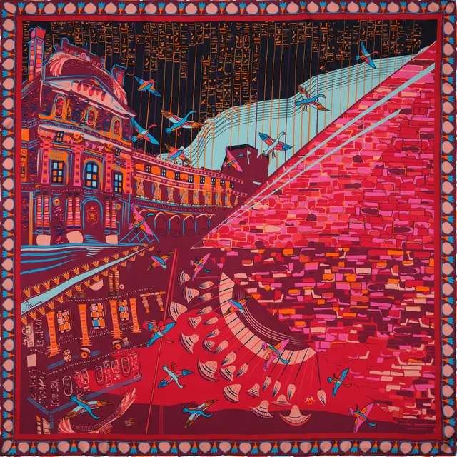 petrusse-carr-soie-105-sur-le-nil-rouge image 1