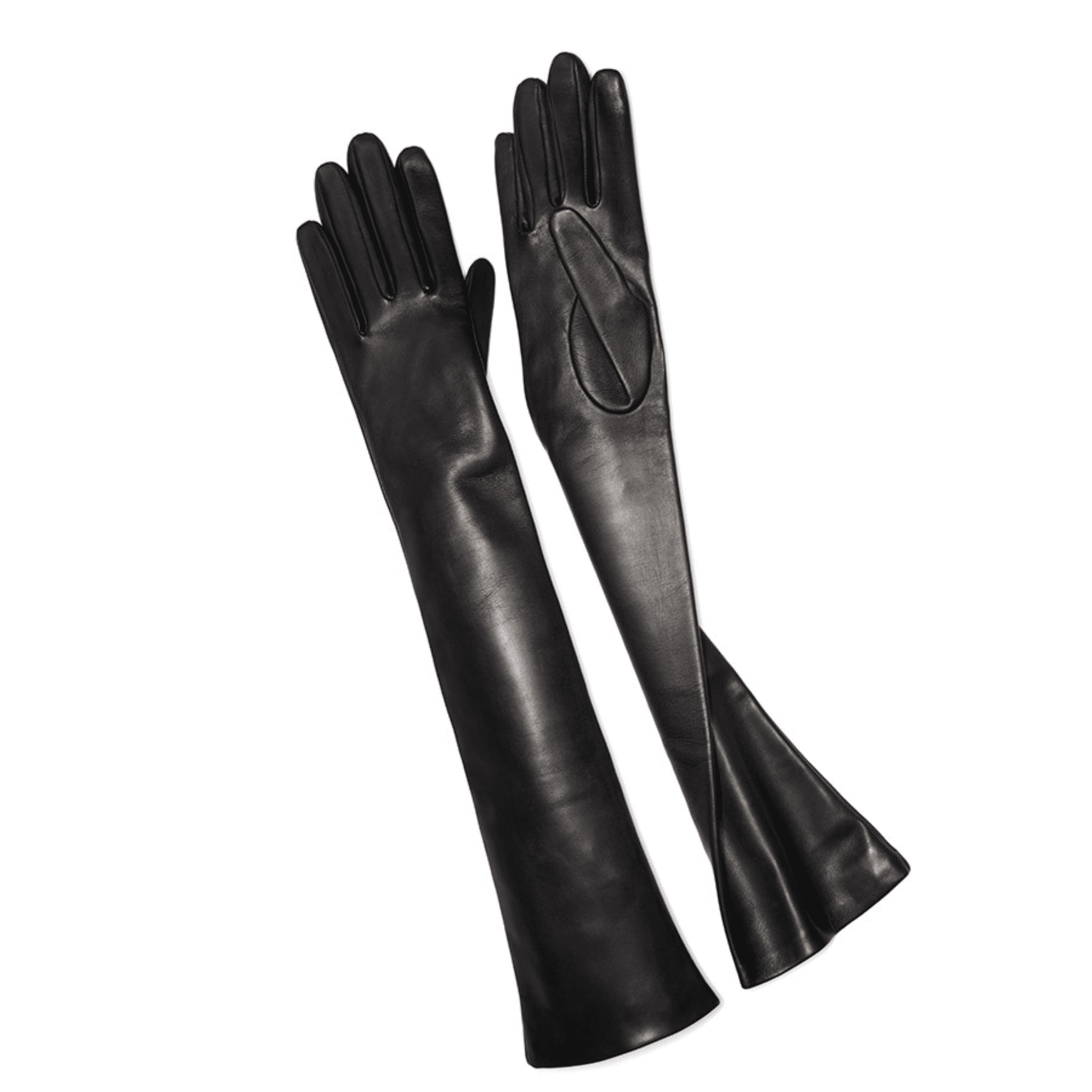 causse-castiglione-gants-longs-cuir-d-agneau-femme-soie image 1