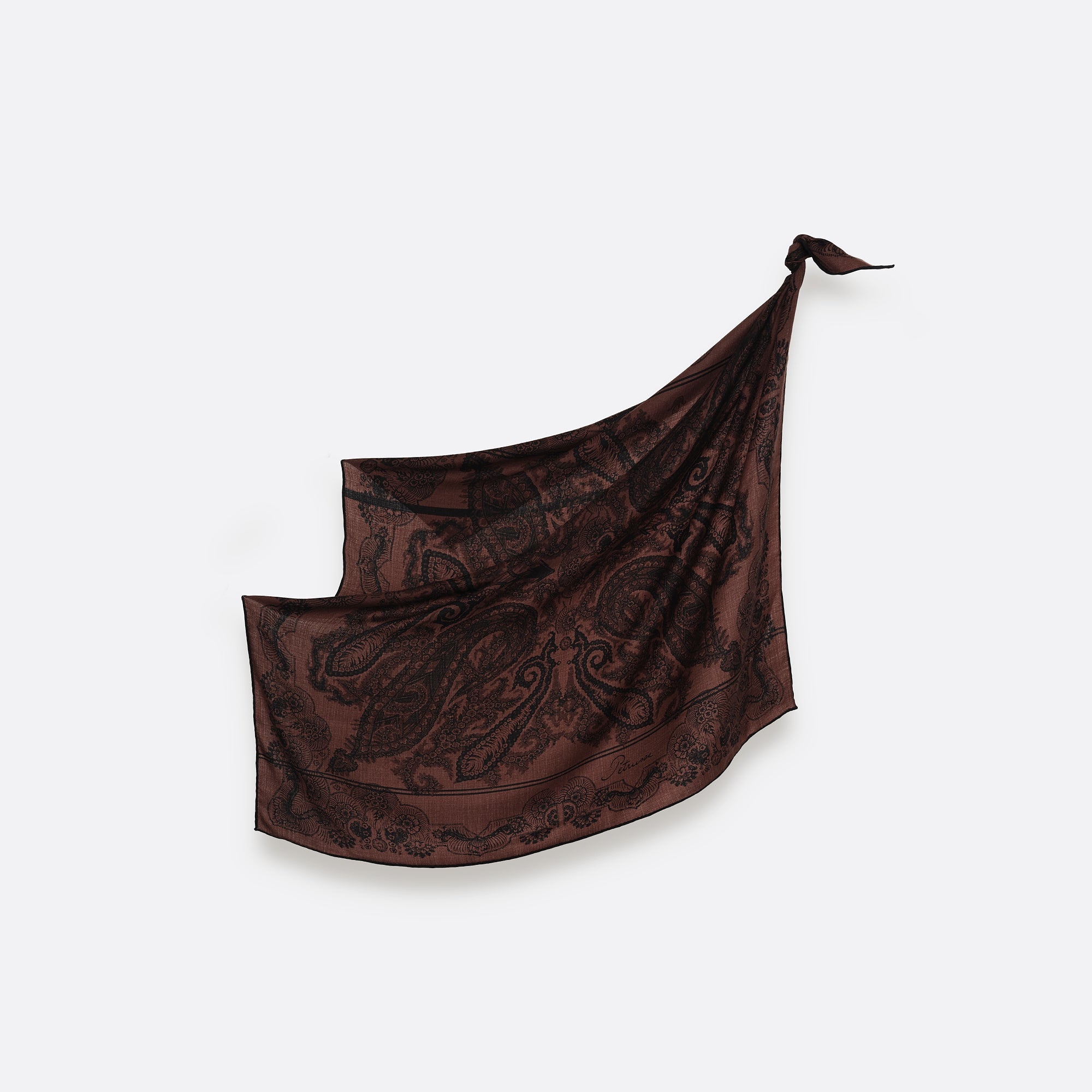 petrusse-carr-laine-100-moon-twill-chocolat-carr-100x100-cm image 3