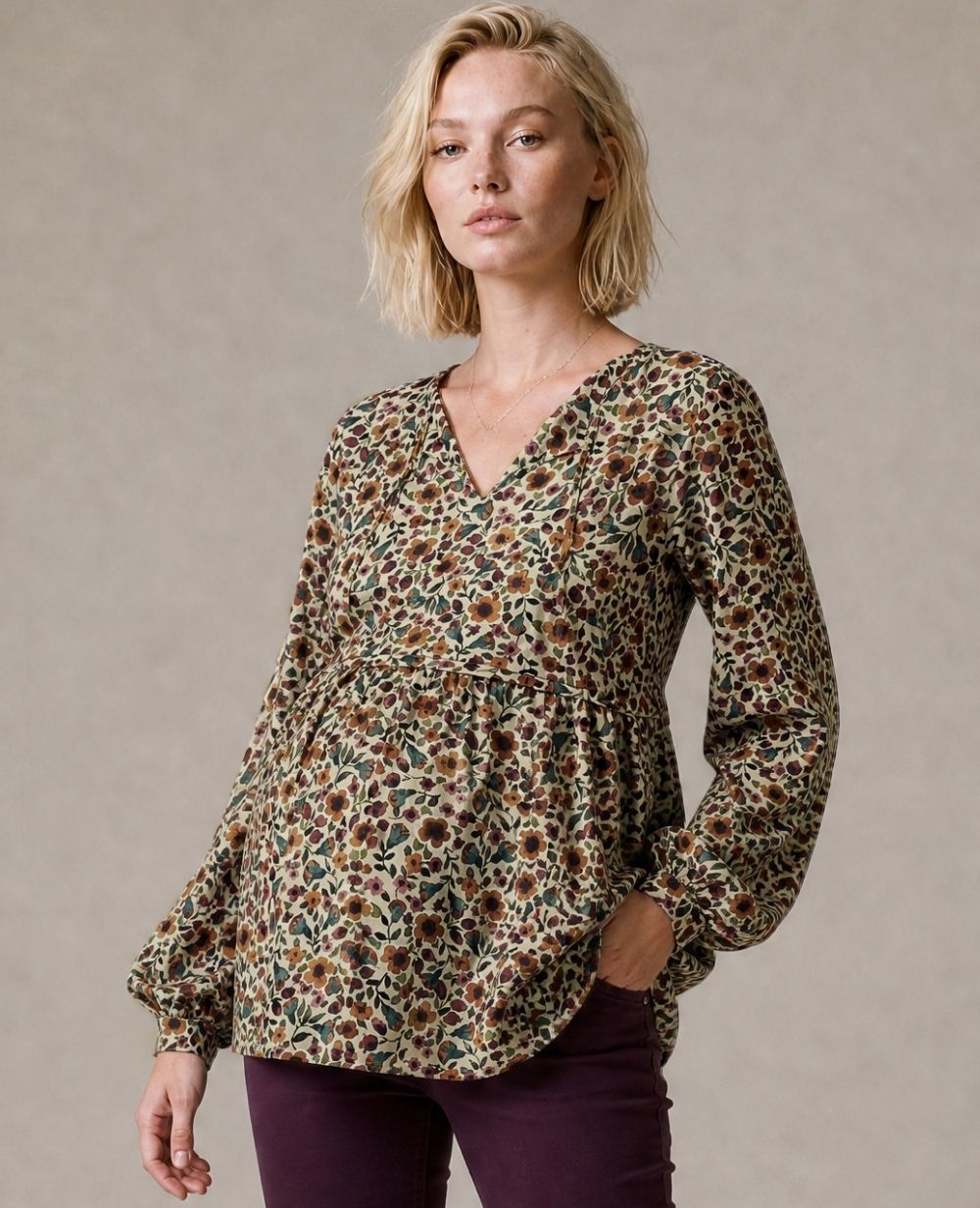 cache-c-ur-tess-blouse-chemise-allaitement-multicolore image 2