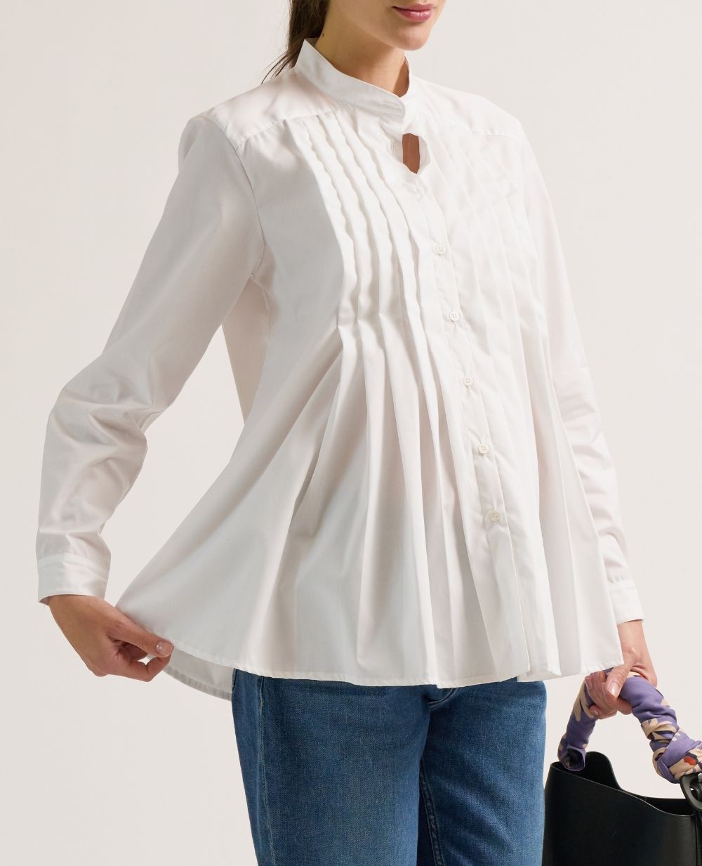 cache-c-ur-ika-chemise-de-grossesse-et-allaitement-blanc image 2