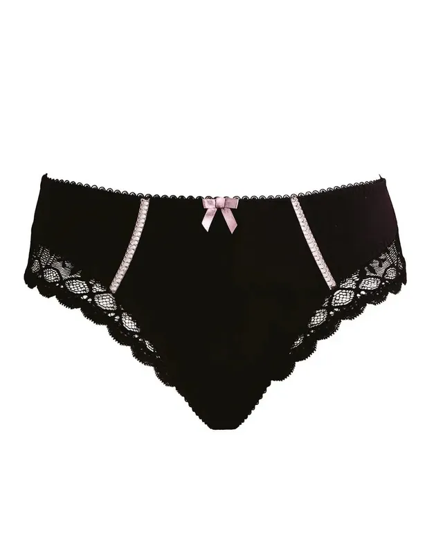 cache-c-ur-lisa-culotte-de-maternit-taille-haute-noir image 1