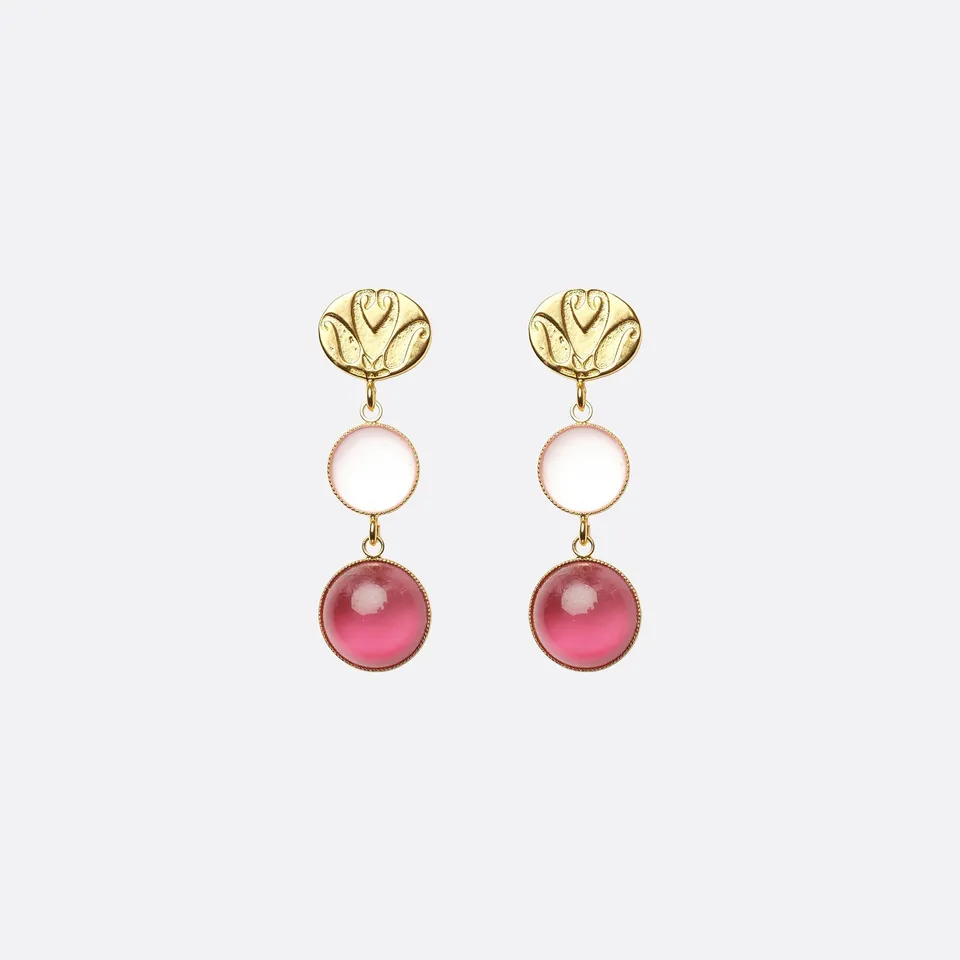 petrusse-boucles-d-oreilles-juliette-blanc-rose-dor-es-or-fin image 1