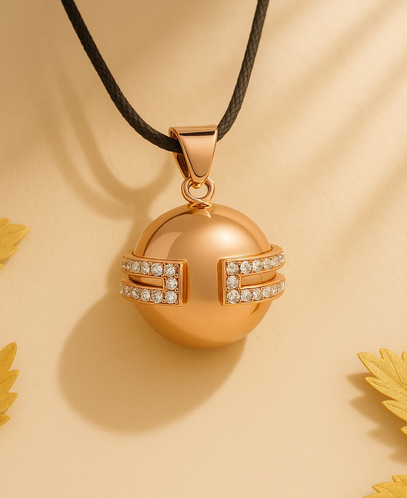 cache-c-ur-bola-de-grossesse-d-esse-or-rose image 1