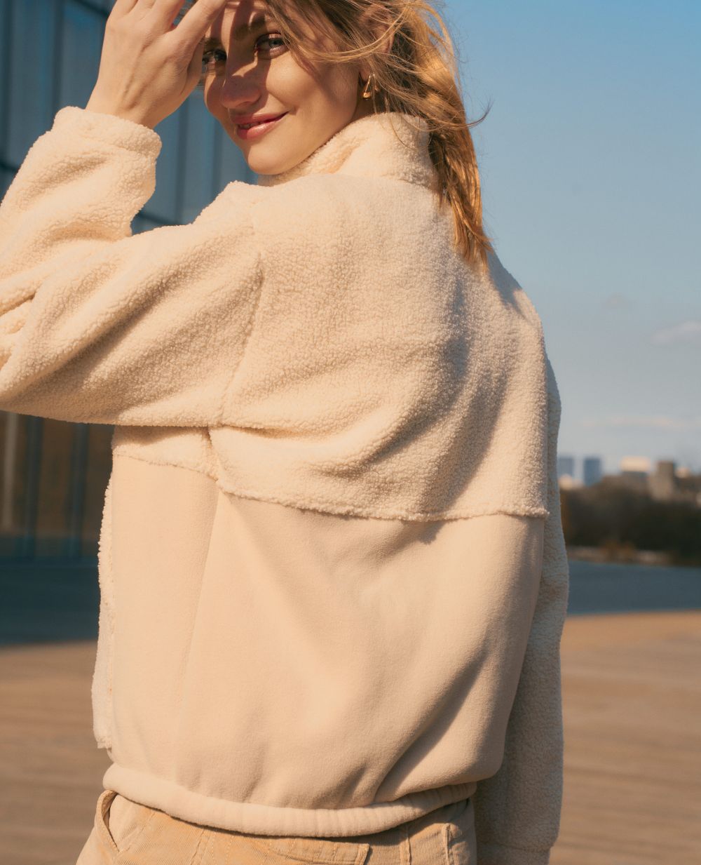 cache-c-ur-sasha-veste-polaire-de-grossesse-et-portage-mixte-beige image 4