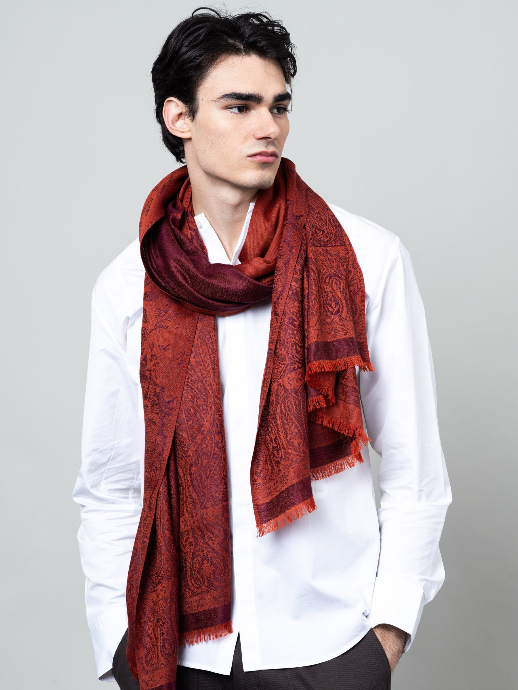 petrusse-palma-rouille-tole-jacquard-laine-et-soie image 6