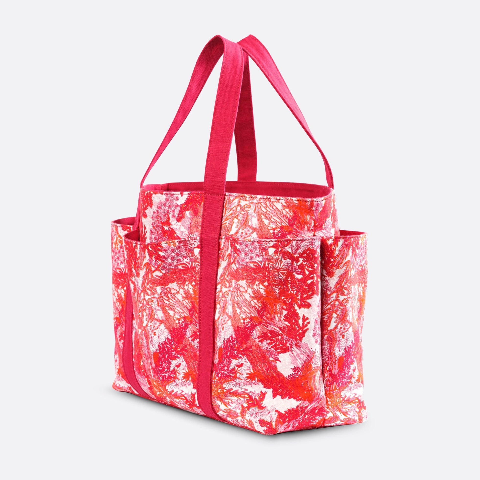 petrusse-sac-jos-phine-dition-limit-e-grand-cabas-rose-imprim-eve-sorbet image 7