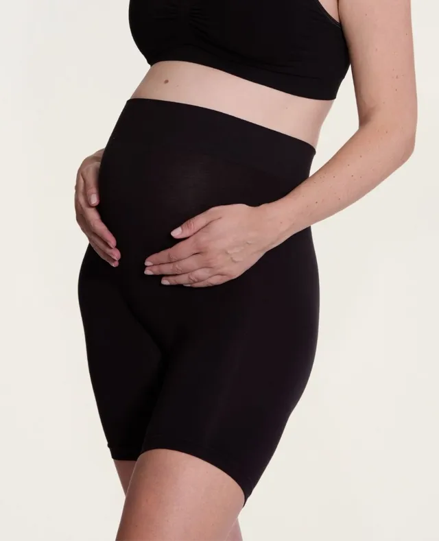 cache-c-ur-essentiel-cycliste-de-grossesse-sans-couture-noir image 1