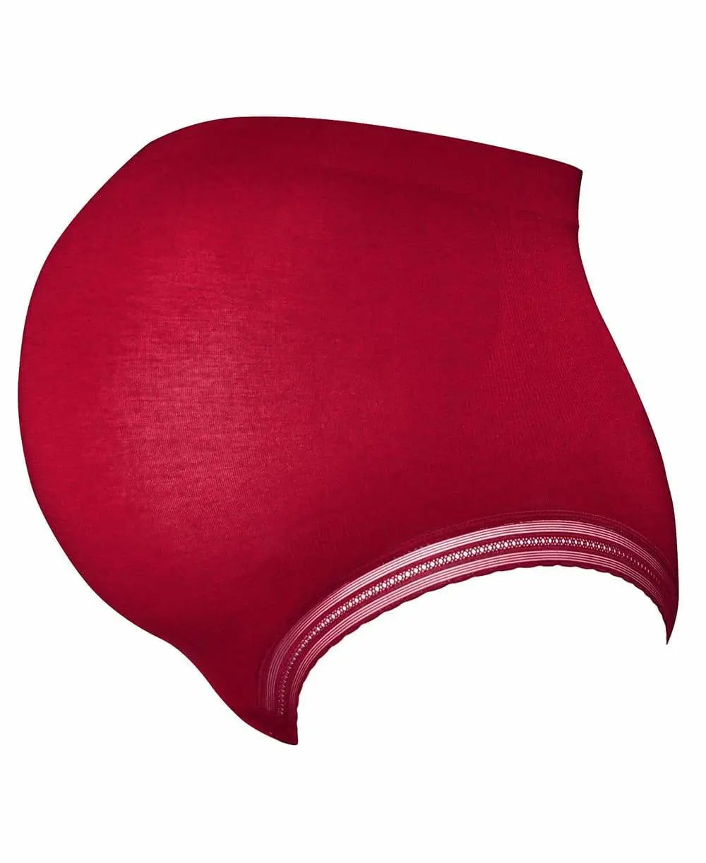 cache-c-ur-milk-maxi-culotte-de-grossesse-sans-couture-bordeaux image 2
