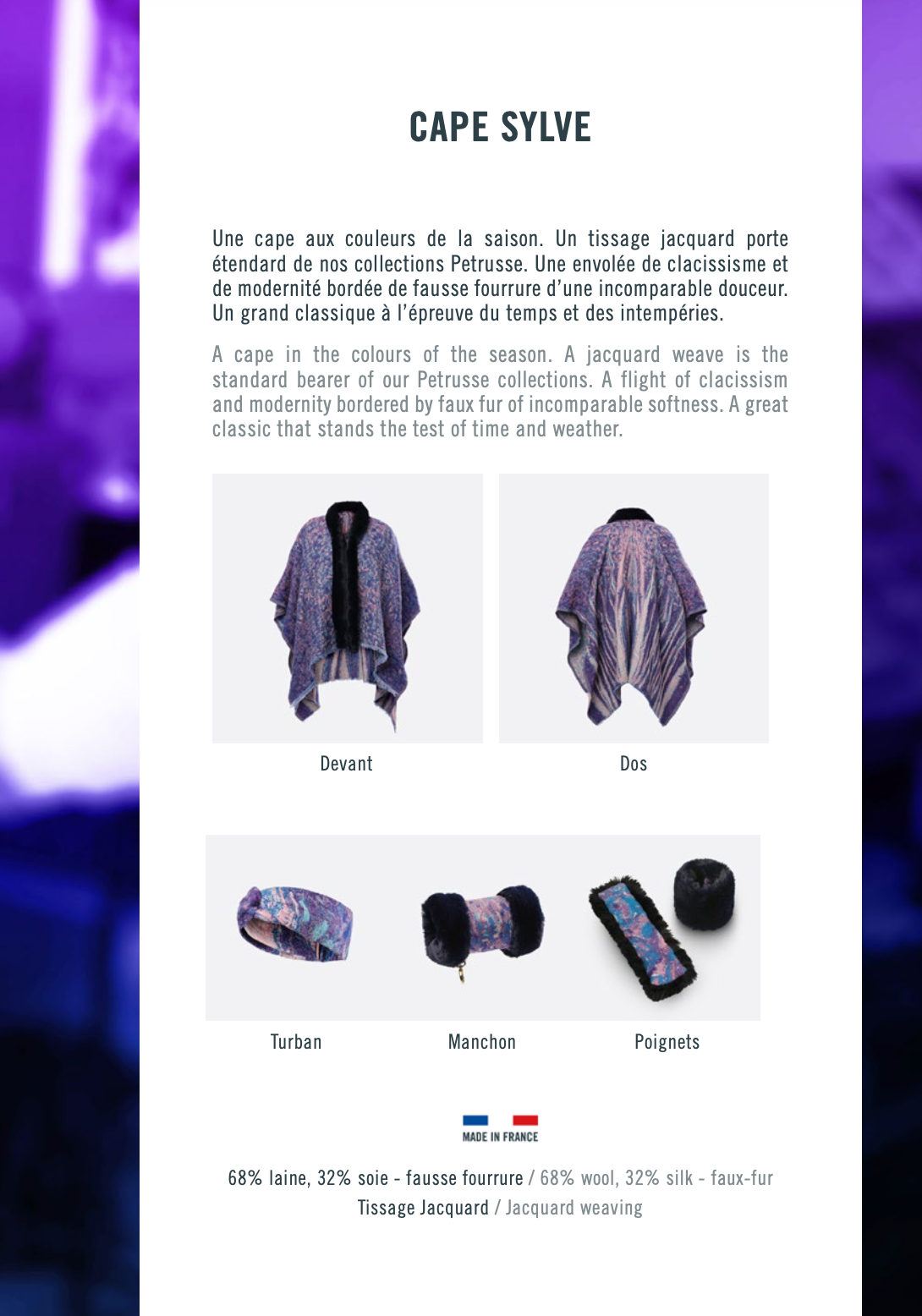 petrusse-turban-sylve-bleu-laine-et-soie image 2