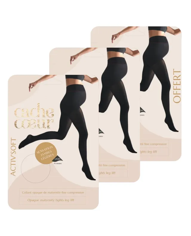 cache-c-ur-lot-3-collants-fins-70-deniers-activ-soft-noir image 1
