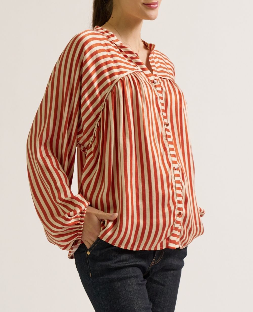 cache-c-ur-madeleine-blouse-de-grossesse-et-allaitement-cuivre image 5