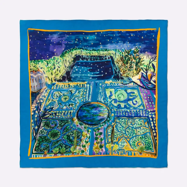 petrusse-carr-soie-105-songe-de-nuit-carr-soie-bleu image 1