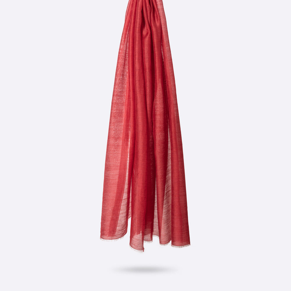 petrusse-tole-elegie-rouge-vif-laine-et-soie image 1
