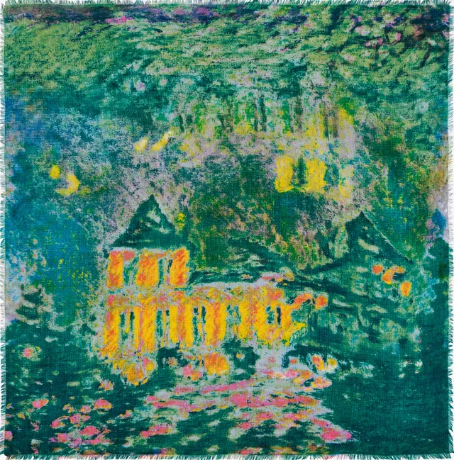petrusse-gaia-vert-carr-laine-et-soie-120-impressionniste image 1
