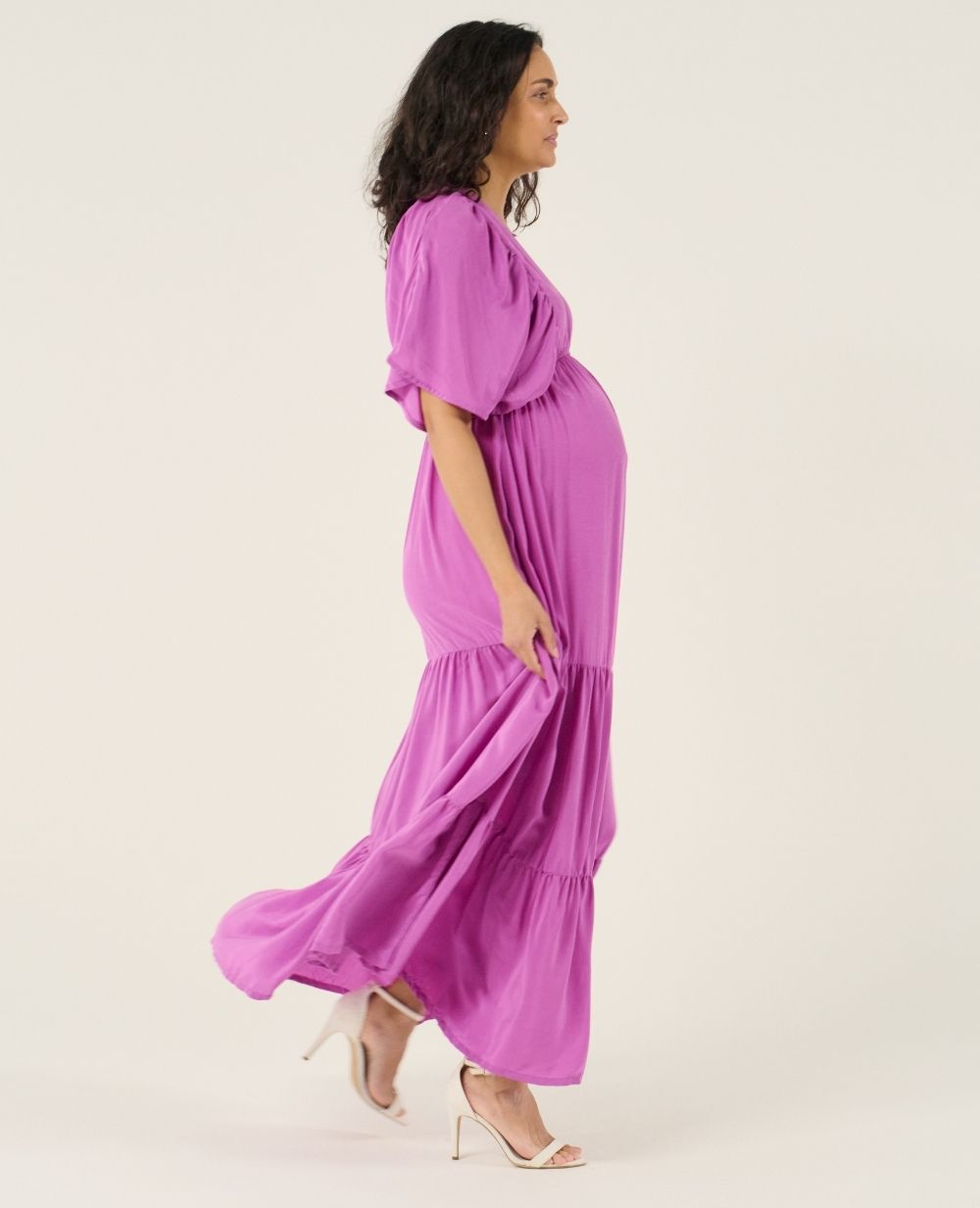 cache-c-ur-claudette-robe-longue-maternit-petunia-cupro image 4