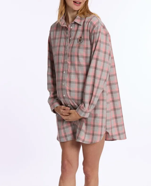 cache-c-ur-teddy-gris-chemise-de-nuit-grossesse-et-allaitement image 1