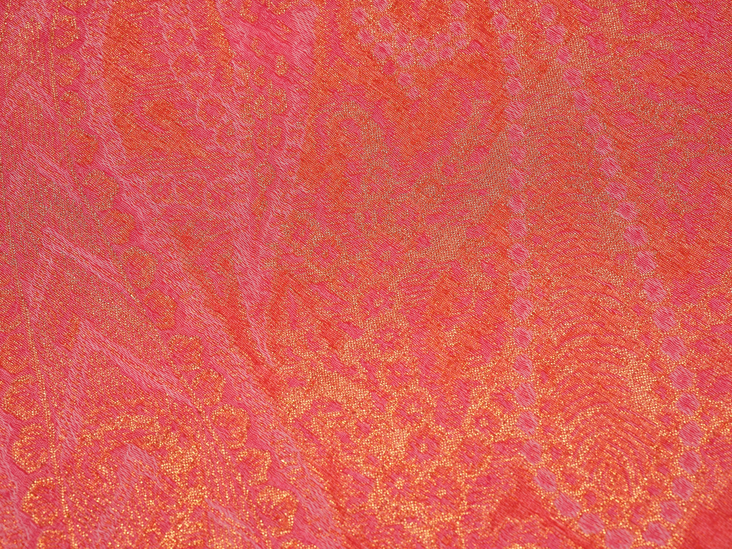 petrusse-carr-coton-130-idaya-orange-grand-foulard-c-r-monie-130x130-cm image 6