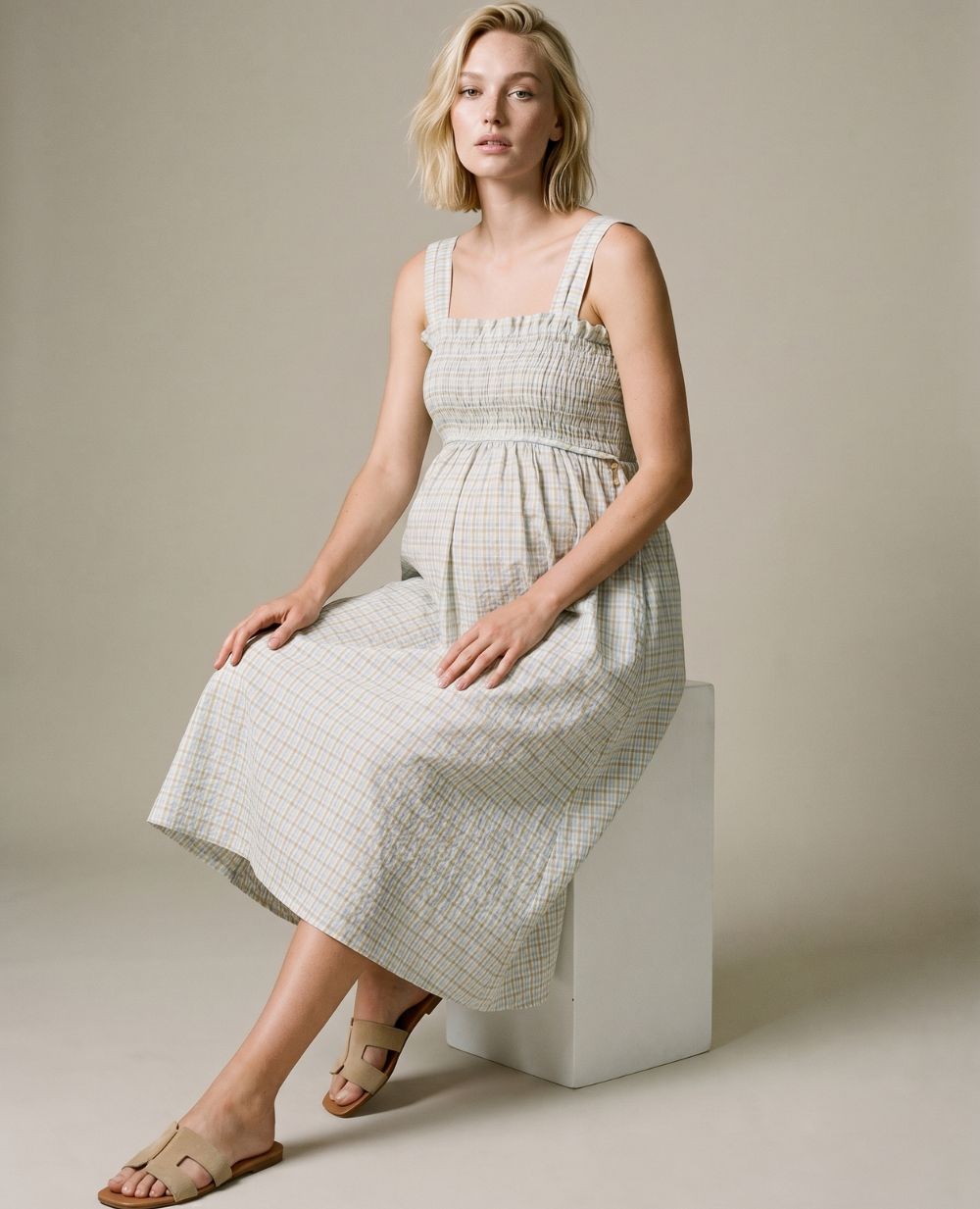 cache-c-ur-robe-d-allaitement-alice-multicolore-vichy image 3
