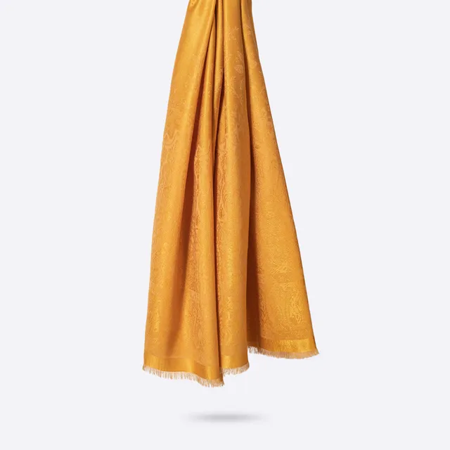 petrusse-tole-palma-ochre-tole-jacquard-motif-cachemire image 1