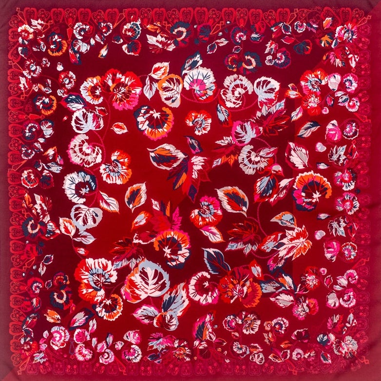 petrusse-carr-soie-65-ali-nor-rouge-gavroche-soie-made-in-france image 1